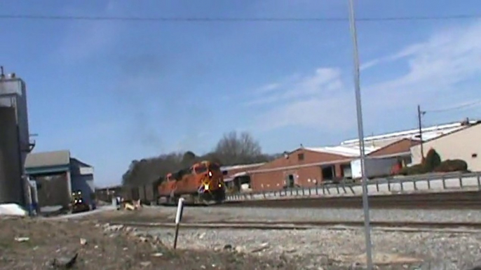 BNSF coal train southeast through Austell Ga. (2)