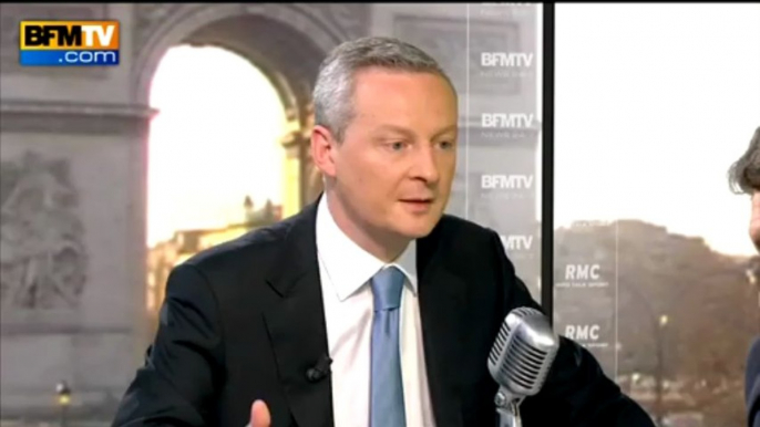 Bruno Le Maire: "Il n'est pas normal de pouvoir rester membre de la fonction publique quand vous êtes élu à l'Assemblée nationale" - 17/04