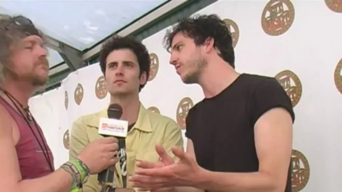 The Vaccines interview at Isle Of Wight Festival 2011 with Virtual Festivals