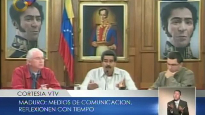 Maduro: Debemos eliminar esa cultura televisiva de la muerte.