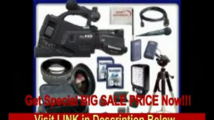 [BEST BUY] Panasonic AG-AC7 Shoulder-Mount AVCHD Camcorder w/ SSE Interview Kit Featuring: Extended Life Battery & External...