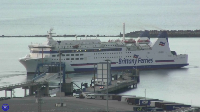 Brittany Ferries - BARFLEUR reprend du service! à Cherbourg, le 19 MARS 2013.