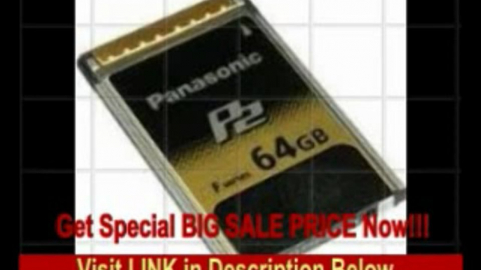 [SPECIAL DISCOUNT] Panasonic F Series 64GB P2 Card, 1.2 Gbps Transfer Rate