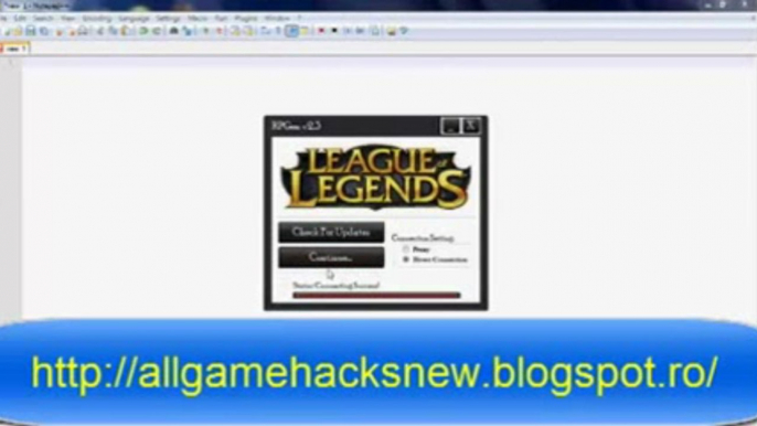 League of The Legends RP Pirater , Hack Tool Téléchargement Avril 2013