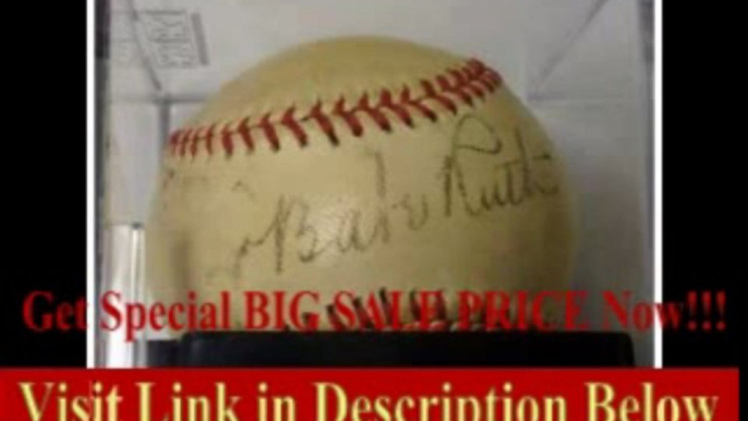 [BEST BUY] Babe Ruth Autographed Ball - Graded 6 #T01405 - PSA/DNA Certified - Autographed Baseballs