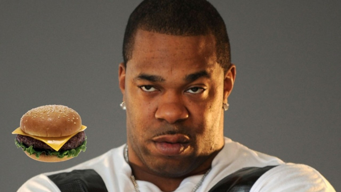 Busta Rhymes Busts up over Cheeseburger