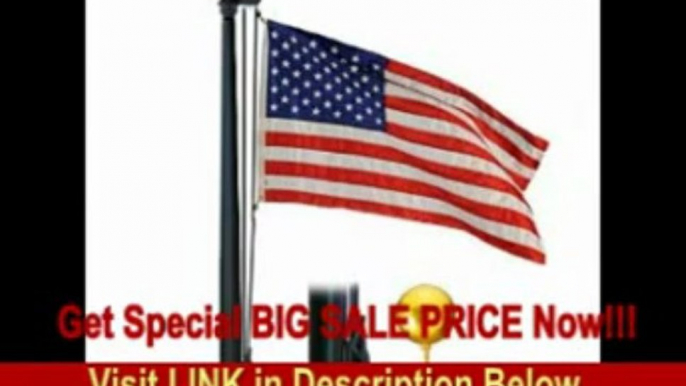 [BEST PRICE] Architectural 60 Foot 12x4x.250 Black Finish Flagpole