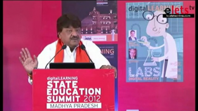 Kailash Vijayvargiya at Digital Learning State Education Summit -2012