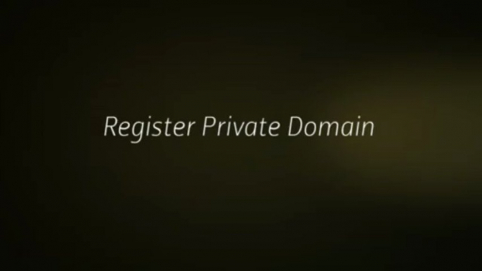 Register Private Domain - independent whois and domain proxy privacy service.