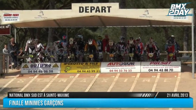 Finale Minimes Garçons National BMX Sud Est Ste-Maxime 2013