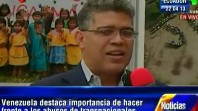 Canciller Elías Jaua: "Venezuela no acepta amenazas de imperio alguno"