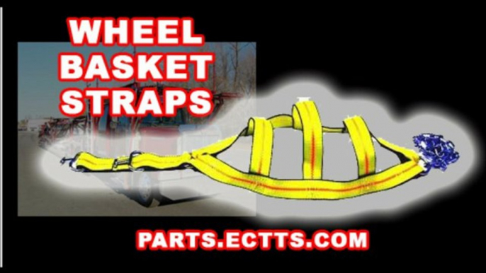 wheel straps car hauler wheel basket straps