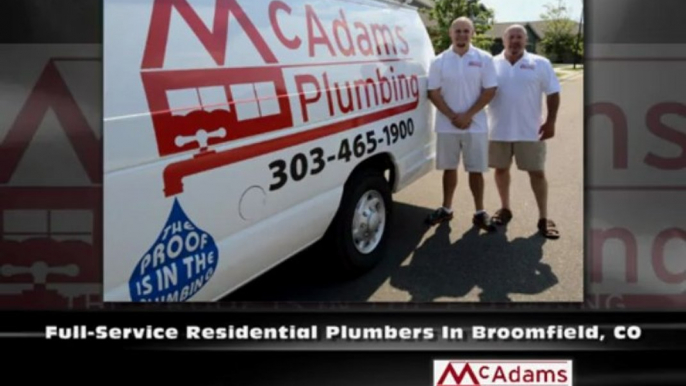 Plumbers Broomfield CO - McAdams Plumbing