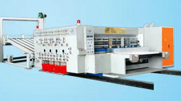 fully automatic high speed automatic flexo printing slotting machine