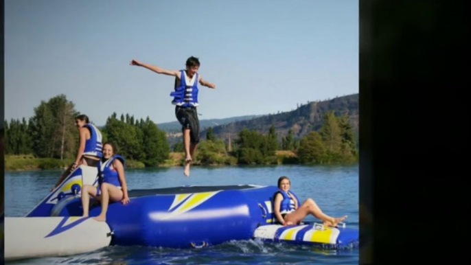 Camping en Dordogne, un vrai camping familial avec lac et jeux aquatiques, le Moulin de Surier