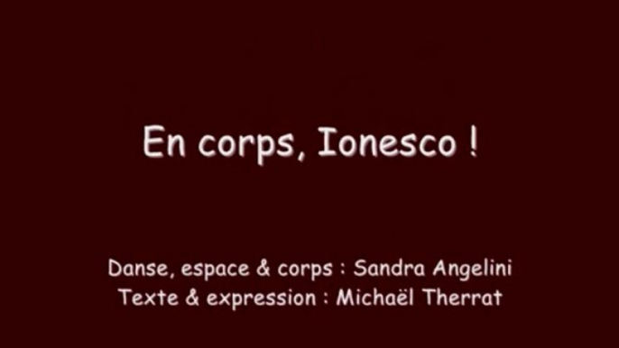 Fi Théâtre Atelier enfants 2010/2011 En corps, Ionesco ! Représentation