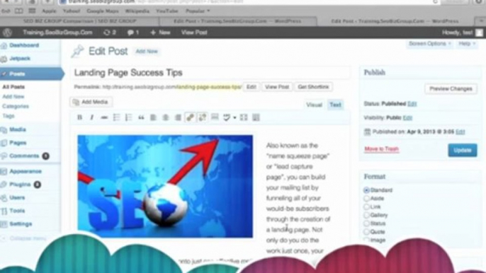 How To Add and Edit an Image in Wordpress - SEO Biz Group