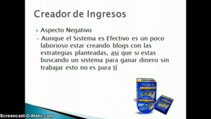 " Creador De Ingresos - Por Gabriel Blanco (view mobile)  |  Creador De Ingresos - Por Gabriel Blanco (view mobile) "