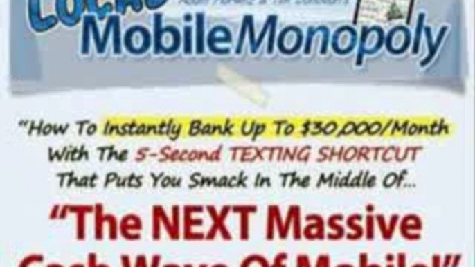 " Local Mobile Monopoly - Make $30k/m Texting (view mobile)  |  Local Mobile Monopoly - Make $30k/m Texting (view mobile) "