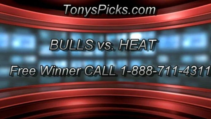 Miami Heat versus Chicago Bulls Pick Prediction NBA Playoffs Game 1 Lines Odds Preview 5-6-2013