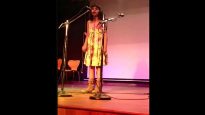 Girl on Fire - Alicia Keys - Aditi Iyer (an 8-year-old talent) - A singing sensation