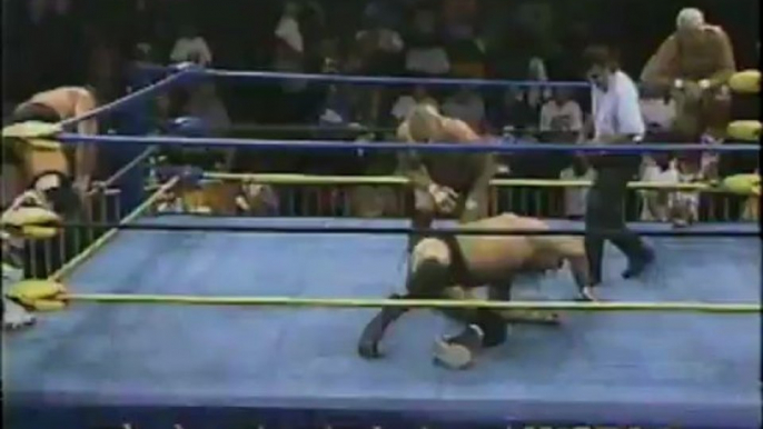 61. 92-10-03 Steve Williams & Terry Gordy vs. Barry Windham & Dustin Rhodes (WCW Saturday Night)