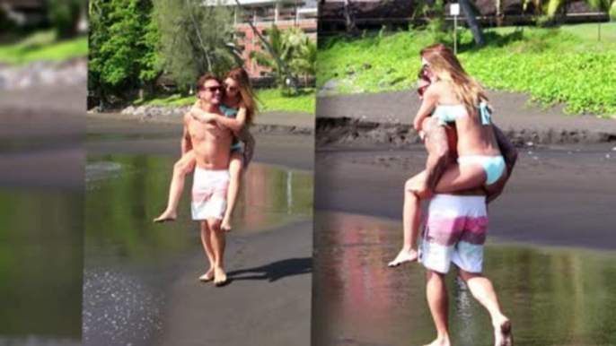 Audrina Patridge Celebrates Tahitian Vacation in Bikini… With Boyfriend