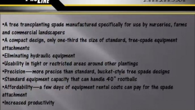 Skidsteer Tree Spade Attachment Designed For Nurseries & Landscapers