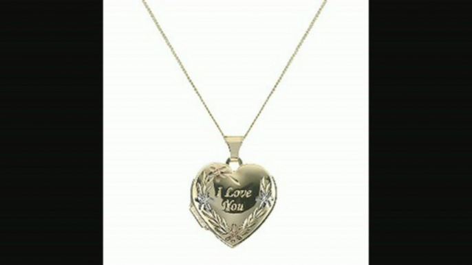 9ct Yellow Gold I Love You Pendant Necklace Review