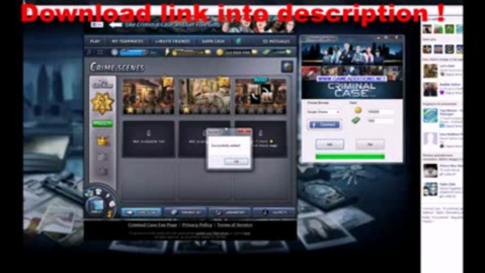 Criminal Case # Hack Pirater # Cheat FREE Download May - June 2013 Update