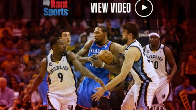 2013 NBA Playoffs: Oklahoma City Thunder on Ropes Without Russell Westbrook