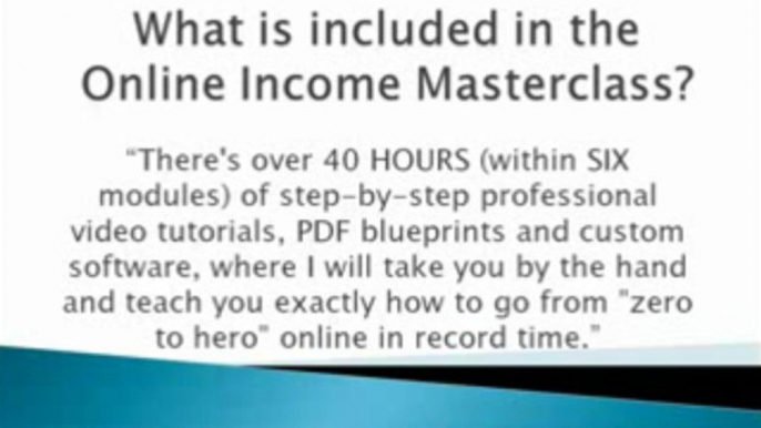 " Online Income Masterclass - Affiliates Earning Above $1.00 Epc! (view mobile)  |  Online Income Masterclass - Affiliates Earning Above $1.00 Epc! (view mobile) "