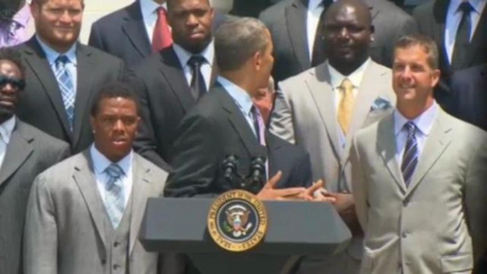 Baltimore Ravens Honored at White House