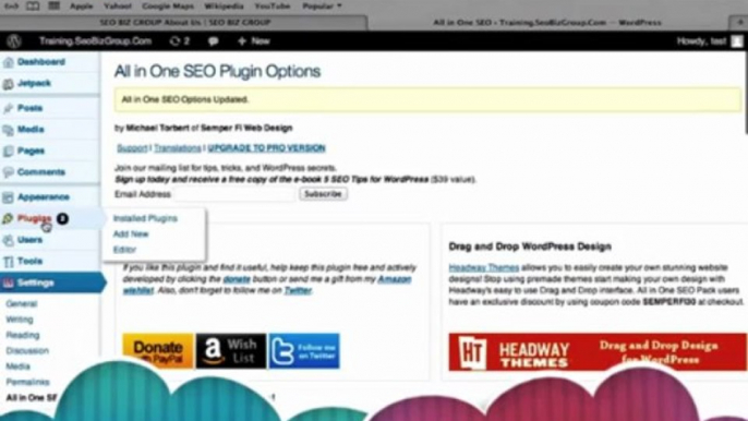 How To Install The All In One SEO Pack Plugin To Wordpress - SEO Biz Group