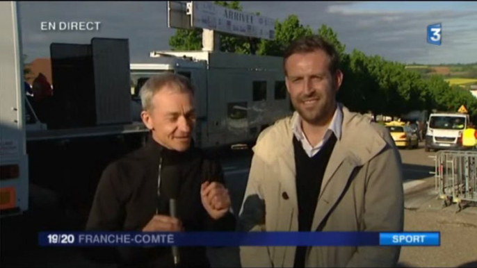 Tour de Franche Comté 2013 / Jour 2/ soir (France TV)