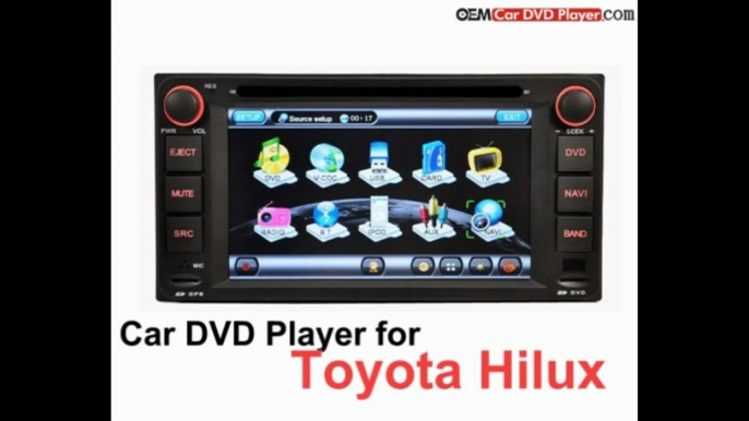 Toyota Hilux DVD Player with GPS Navigation Stereo Radio