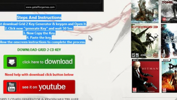 Grid 2 serial activation keys (codes working with steam)