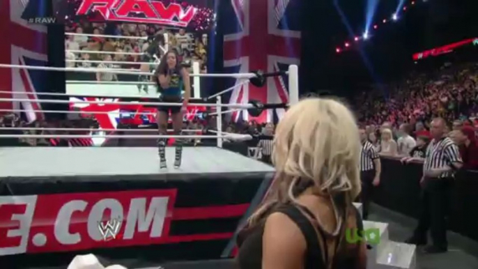 WWE RAW 4-22-13 Divas Championship #1 Contender Battler Royal