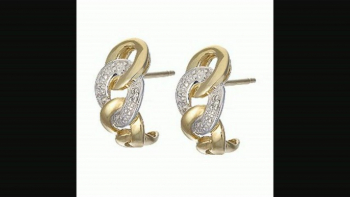 9ct Gold Rhodium And Diamond Hoop Earrings Review