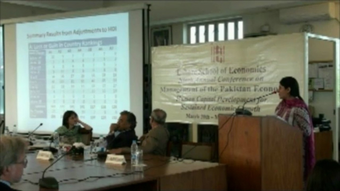 Dr. Rabab Mudakkar at the Lahore School of Economics Ninth Annual Conference