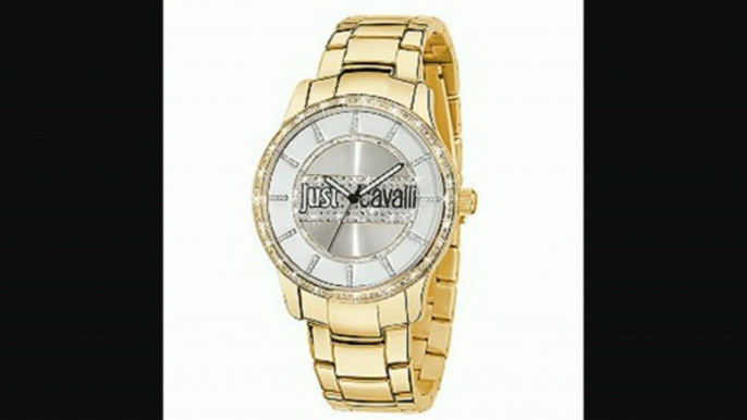 Just Cavalli Ladies&apos Crystal Goldplated Bracelet Watch Review