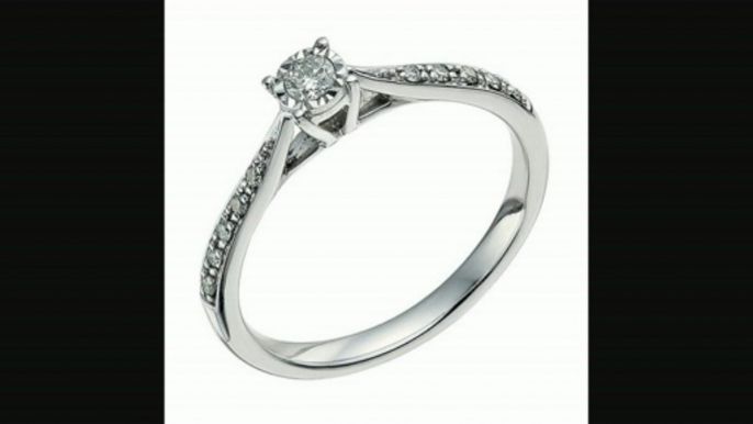 9ct White Gold 0.16 Carat Diamond Solitaire Ring Review