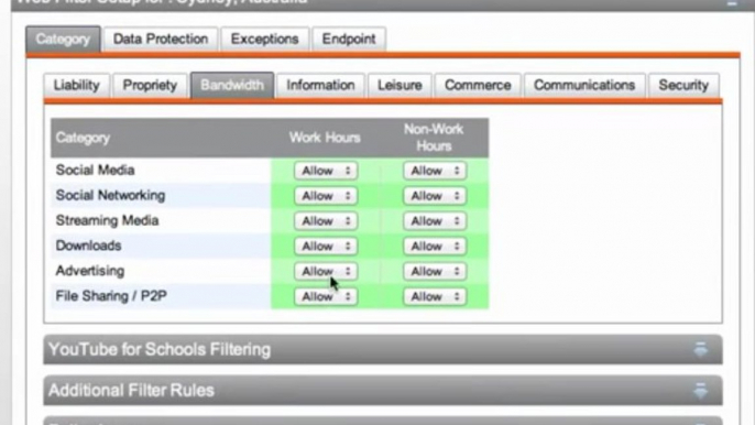 Endpoint Cloud Application Control Overview – Total Defense for Business