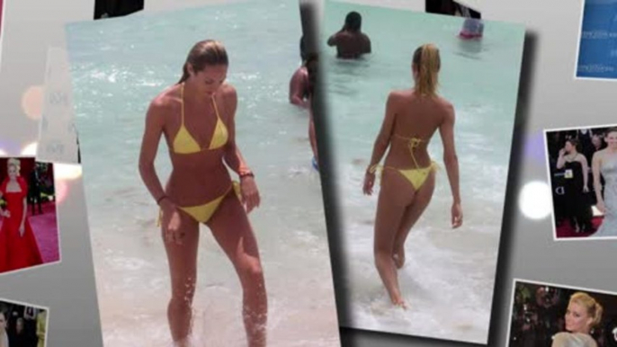 Celebs Make a Splash in Yellow String Bikinis