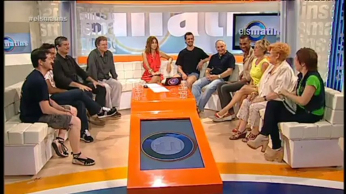 TV3 - Els Matins - "La rumba dels bombers de Vic", en directe, al plató de "Els Matins"