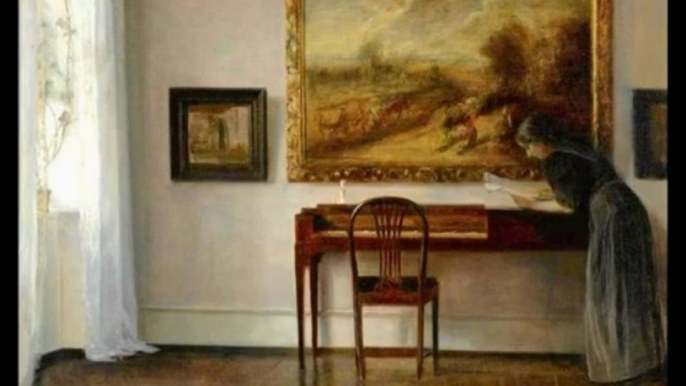 Carl Vilhelm Holsoe Danish Painter J.S. Bach_ Well Tempered Clavier, Book II, No. 14, BWV 883