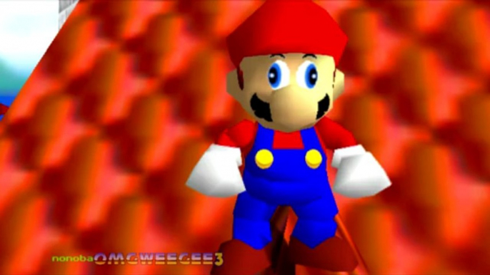 Super Mario 64 Bloopers - Derpy Mario stares at you for 18 seconds