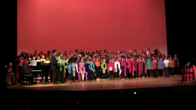 Chante la vie chante - Chorale 1er cycle - Conservatoire de Rouen - le 26 Juin 2013