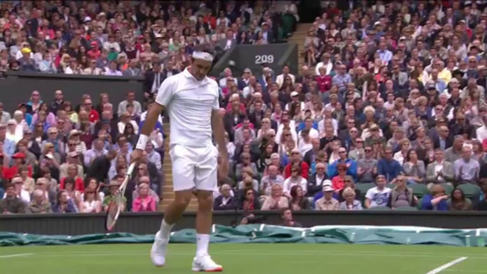 Shahzad Pirzada - Roger Federer v Victor Hanescu Wimbledon Highlights