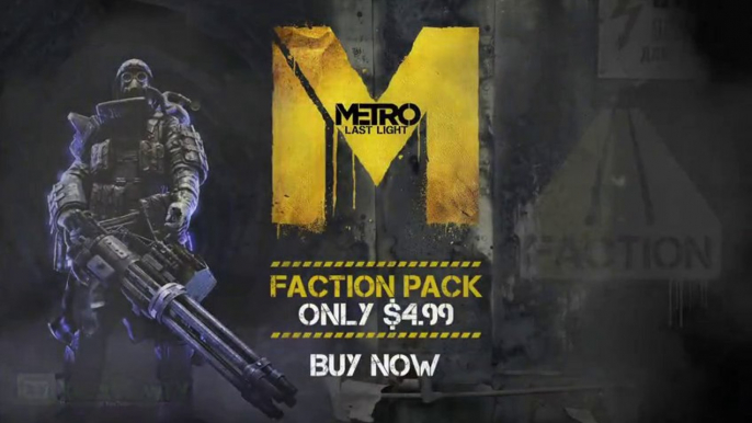 Metro: Last Light | "Faction Pack DLC" Gameplay Trailer [EN] (2013) | HD